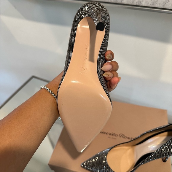 Gianvito Rossi Glitter Pumps sz 40 - Picture 5 of 7